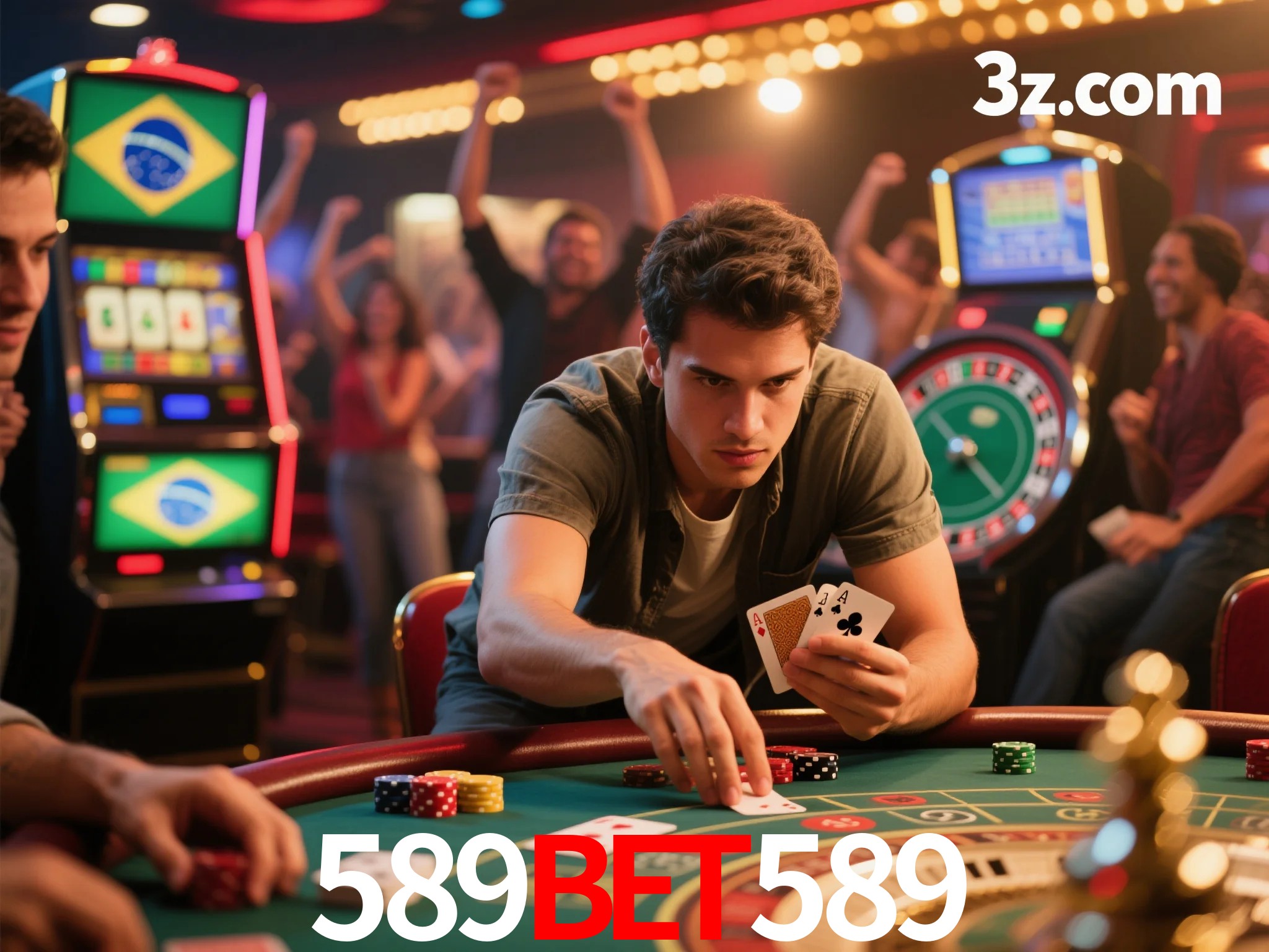 Depositar dinheiro para jogar jogos de cassino.